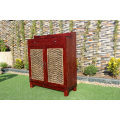 Environmental Friendly Water Hyacinth and Wooden Cabinet Wicker Furniture